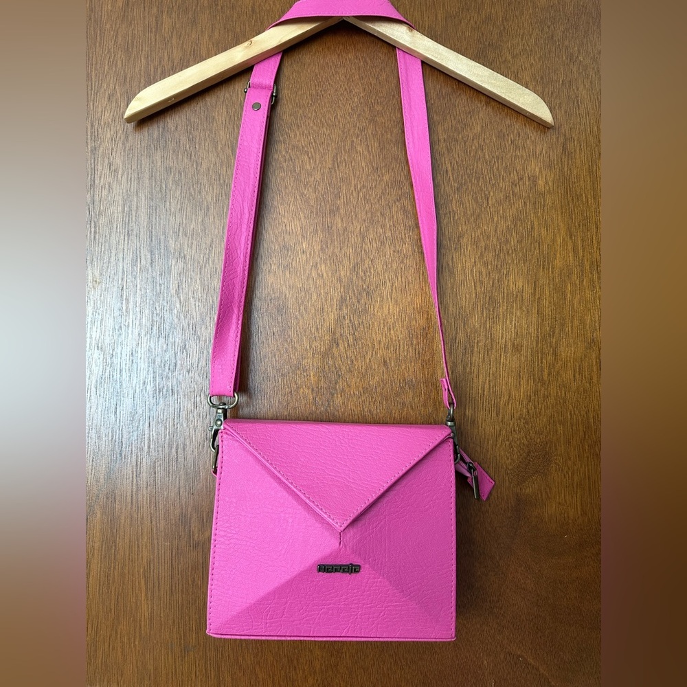 HEREJE Pink Adjustable Crossbody Bag